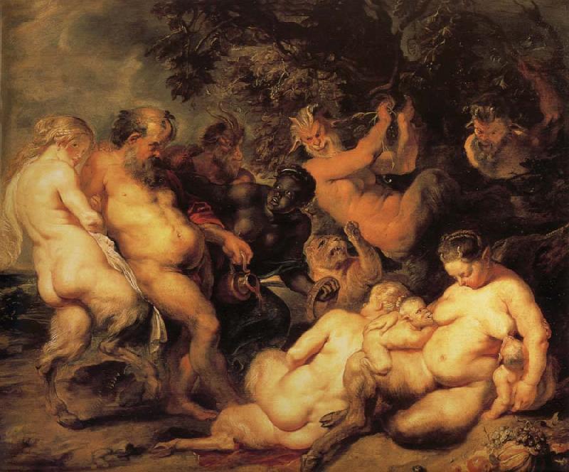 unknow artist Bacchanal oil painting image